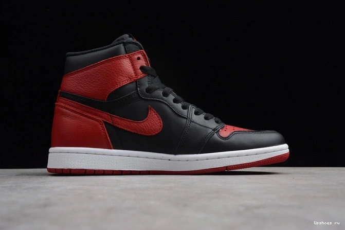  Banned High Retro 555088-001 OG Jordan 1 Air Black Red Bred 0930